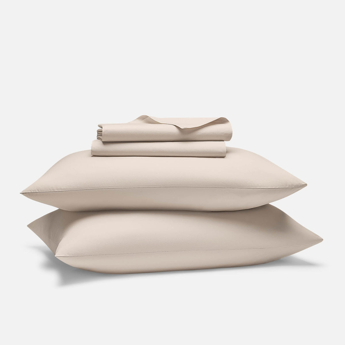 Classic Percale Core Sheet Set - Pebble / Twin