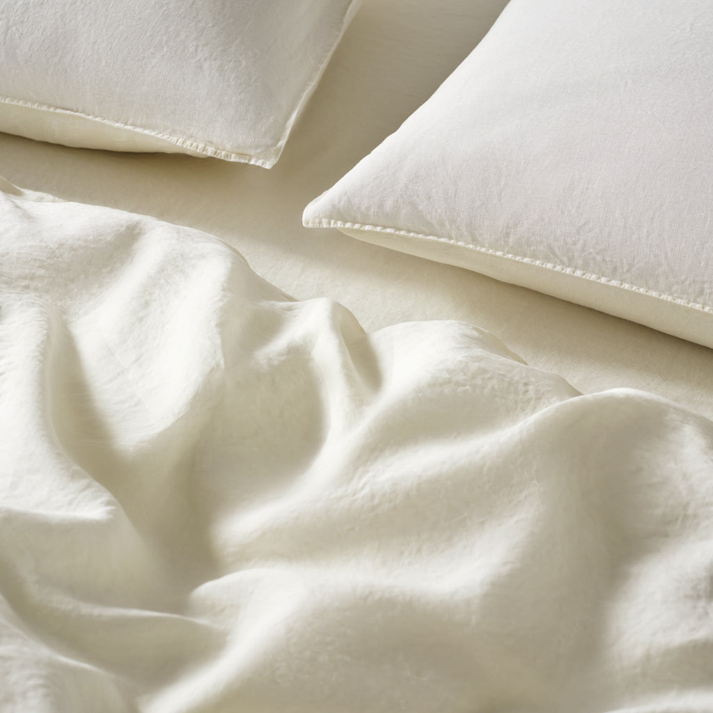 Washed European Linen Core Sheet Set